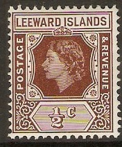 Leeward Islands 1954 c Brown. SG126.